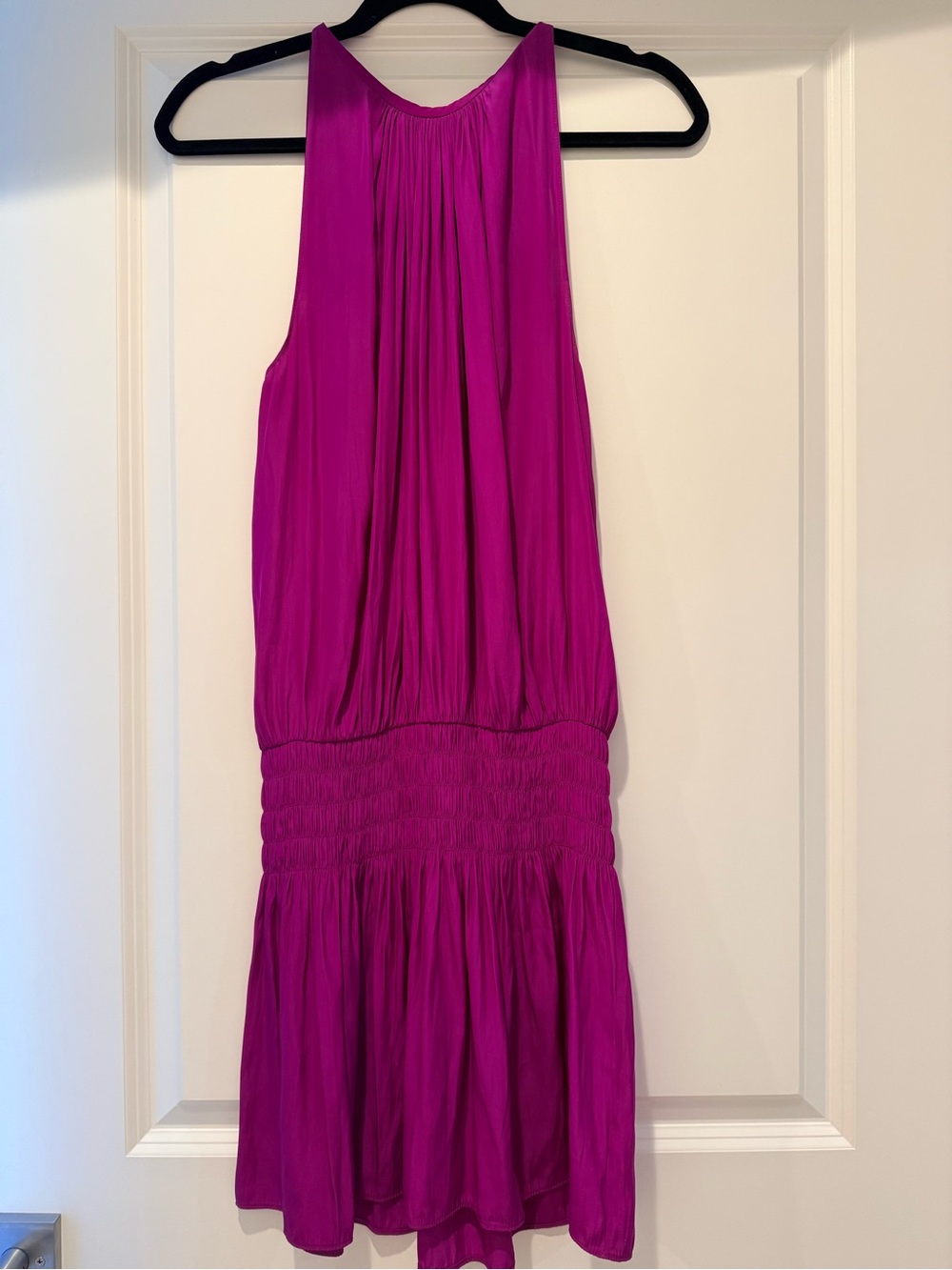 Ramy Brook Fuchsia Halter Dress